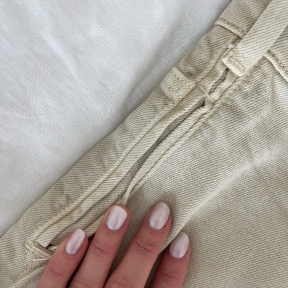 EUC Beige denim shorts - Picture 5 of 6